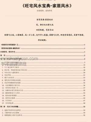 易经风水布局秘笈之《旺宅风水宝典-家居风水》插图 易经风水布局秘笈之《旺宅风水宝典-家居风水》插图