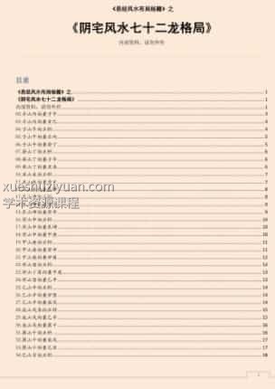 易经风水布局秘笈之《阴宅风水七十二龙格局》插图 易经风水布局秘笈之《阴宅风水七十二龙格局》插图