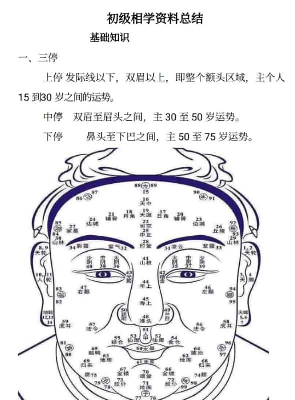 详睿相法初级相学资料总结–pdf文件95页插图1