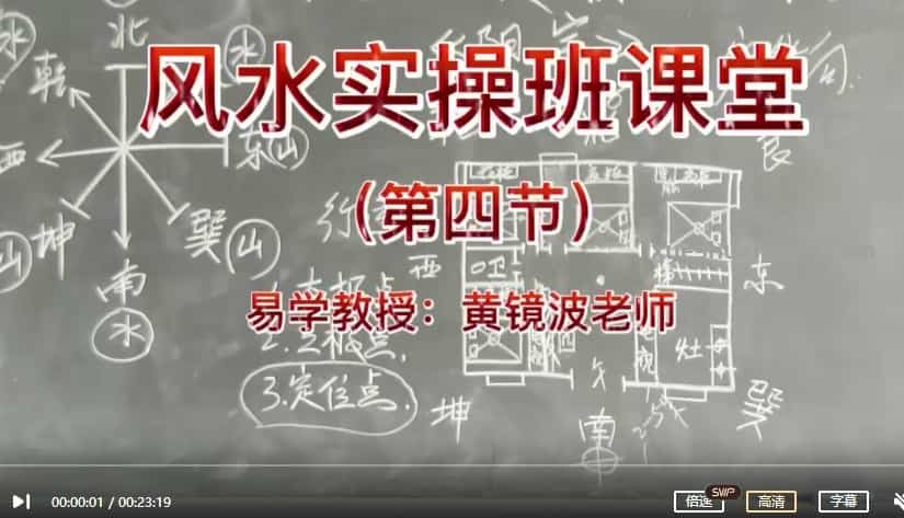 黄镜波风水实操班课堂 全5集视频插图1